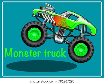 Cartoon Monster Truck.