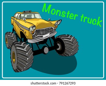 Cartoon Monster Truck.