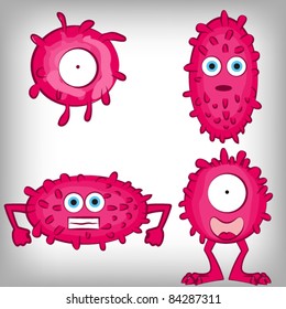 Cartoon monsters