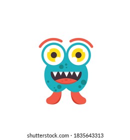 cartoon monsters mascot icon vector illustration design template web