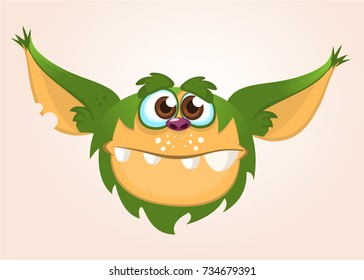 Cartoon monster.Vector illustration