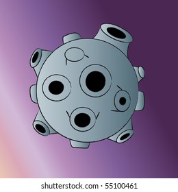 cartoon moon