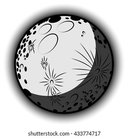 Cartoon Moon Background