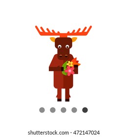 Cartoon Moose Icon