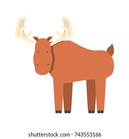 cartoon moose icon