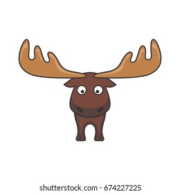 Cartoon Moose Logo