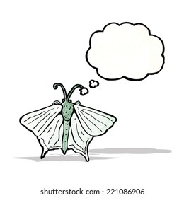 cartoon moth
