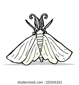 cartoon moth