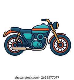 Cartoon Motorcycle vector illustration design