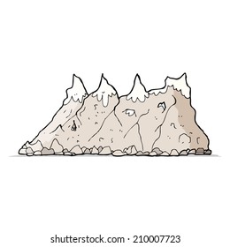 cordillera de dibujos animados