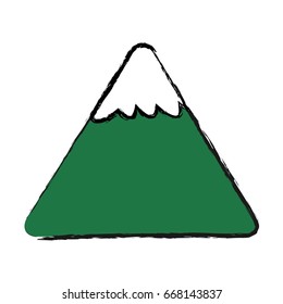 cartoon mountain snow nature image
