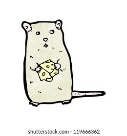cartoon mouse with cheese