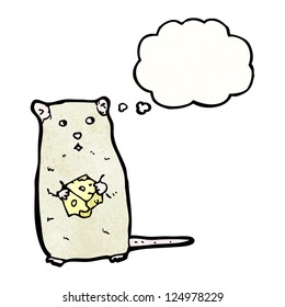 cartoon mouse with cheese,