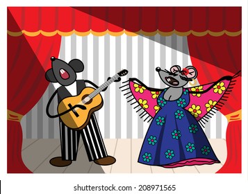 Cartoon mouses