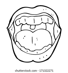 boca de caricatura