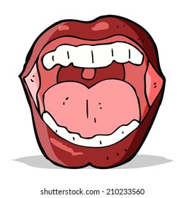 cartoon mouth