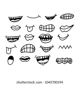 Cartoon Mouth Icon