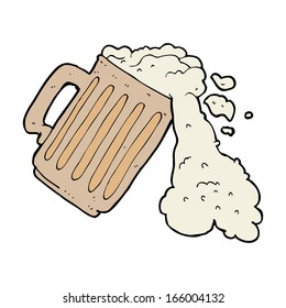 cartoon mug of beer