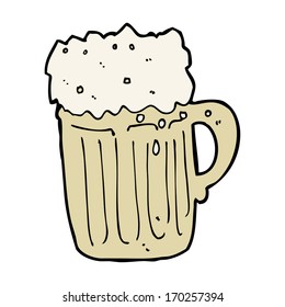 cartoon mug of beer