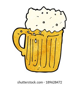 cartoon mug of beer