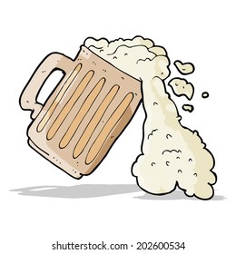 cartoon mug of beer