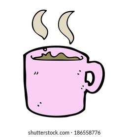 taza de café con dibujos animados