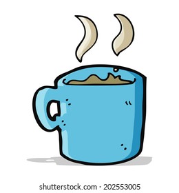 cartoon mug of coffee
