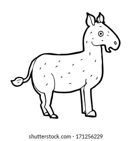cartoon mule
