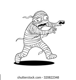 Cartoon mummy