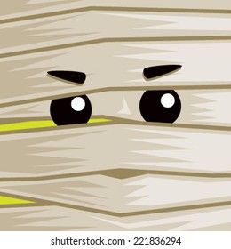 Cartoon Mummy Face