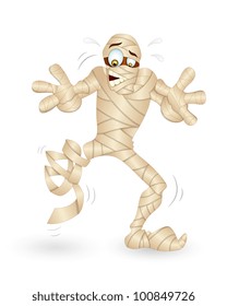 Cartoon Mummy Vector