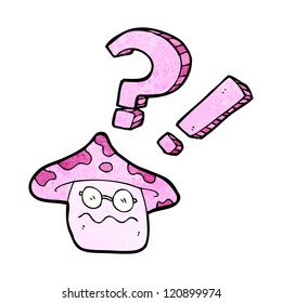 hongos de dibujos animados