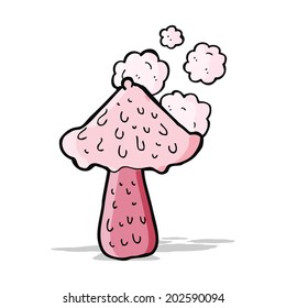 Cartoon-Pilz