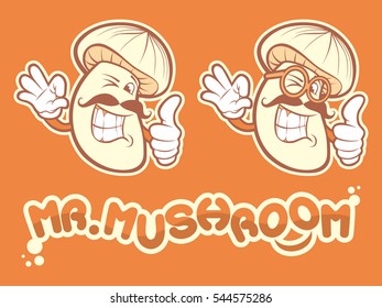 cartoon mushroom