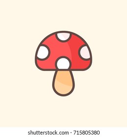 cartoon mushroom