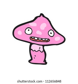 cartoon mushroom character