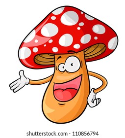 cartoon mushroom (JPEG version available in my gallery)