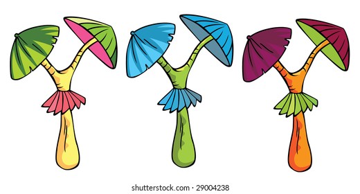 cartoon mushroom vector illustration