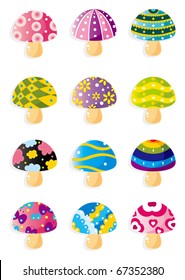 cartoon Mushrooms icon