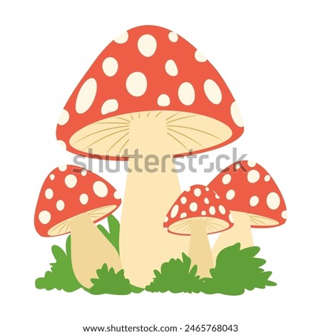 Similar – Image, Stock Photo Mushroom in the forest