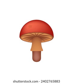 Cartoon mushrooms. Vector illustration, print for background, print on fabric, paper, wallpaper, packaging.	