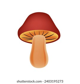 Cartoon mushrooms. Vector illustration, print for background, print on fabric, paper, wallpaper, packaging.