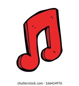 cartoon musical note