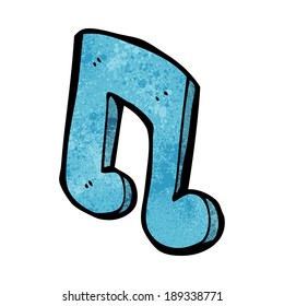 Cartoon-Musiknote