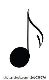 cartoon musical notes icon, vector illustration design  element