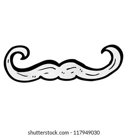 cartoon mustache
