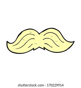 cartoon mustache