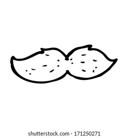 cartoon mustache