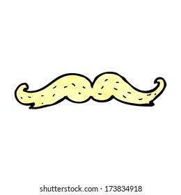 bigote de dibujos animados