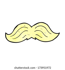 bigote de dibujos animados